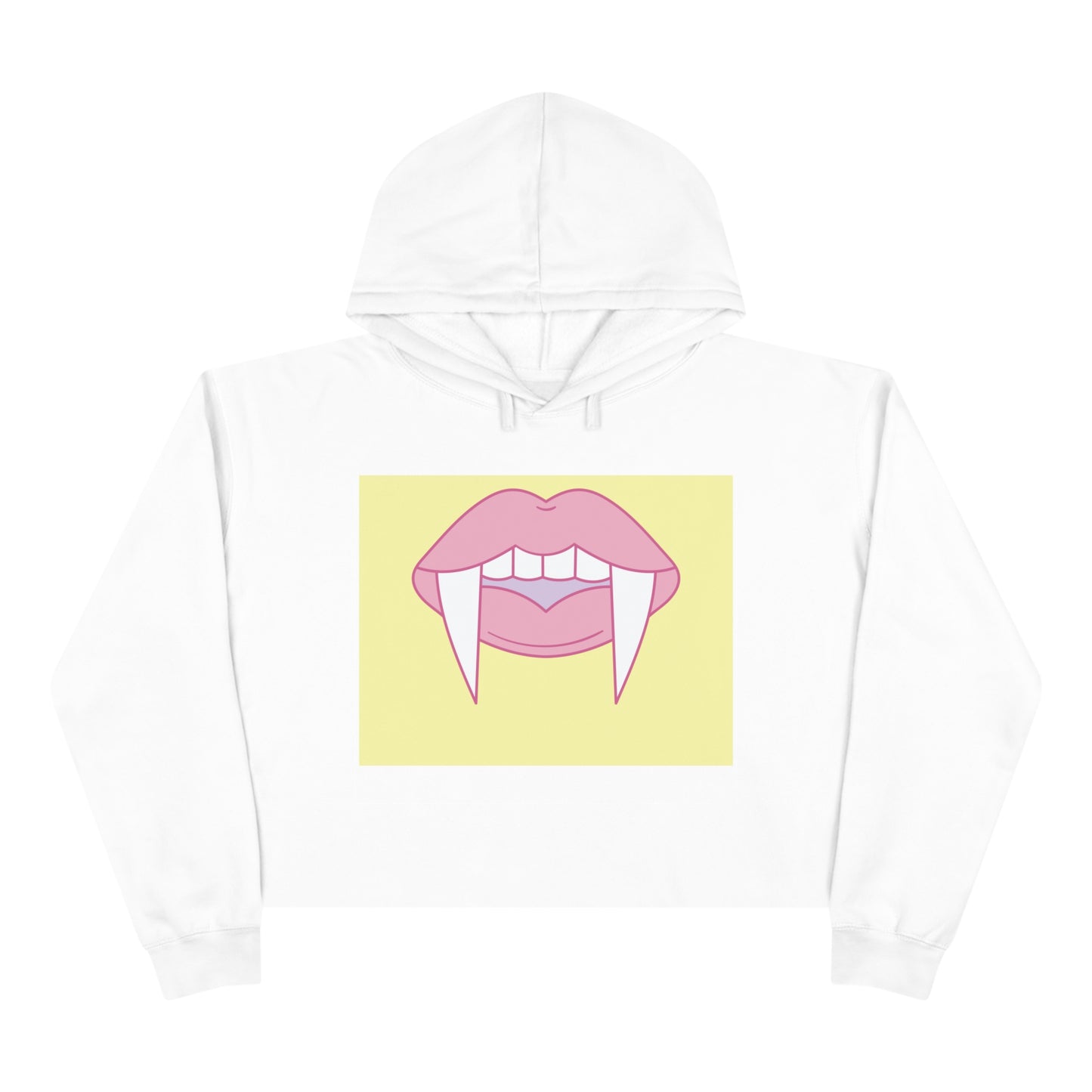 Pink Lip - Crop Hoodie