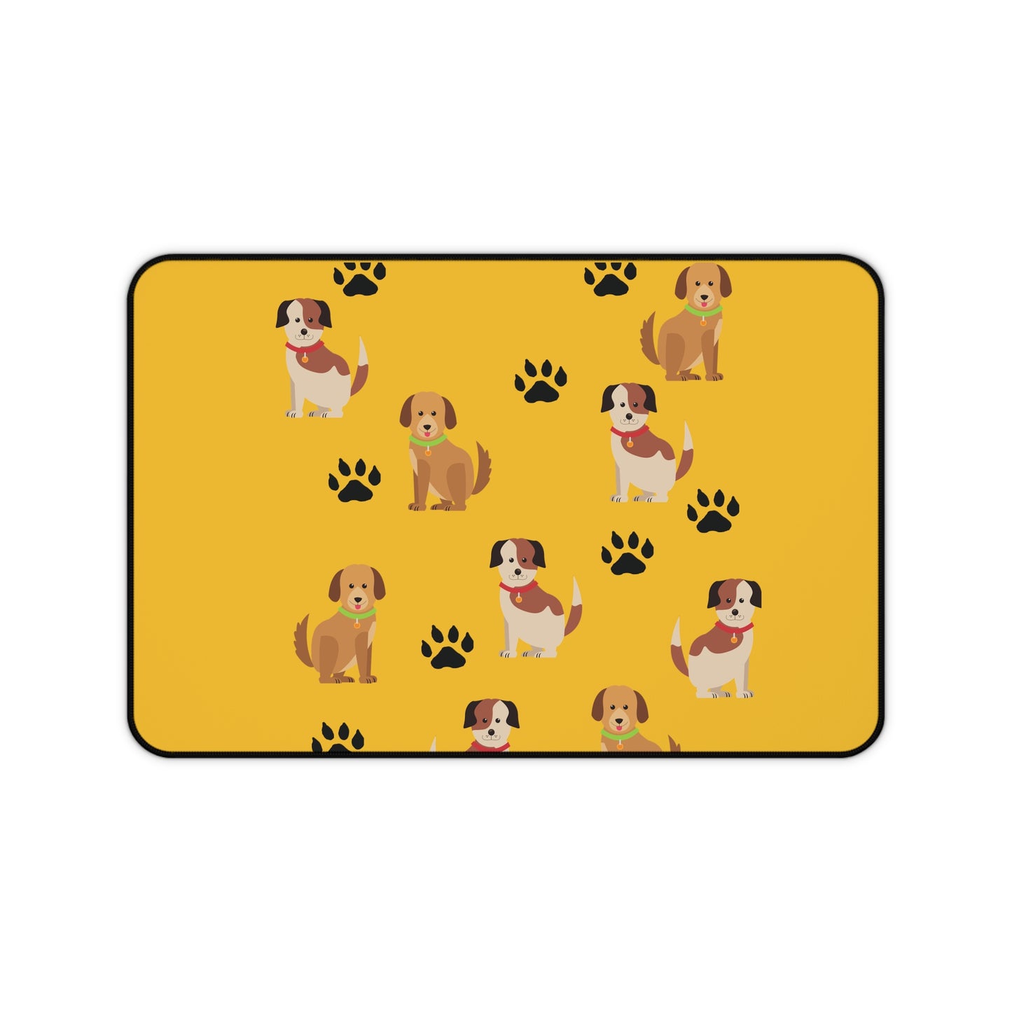 Yellow Desk Computer Mat - Multifunctional Kids Design