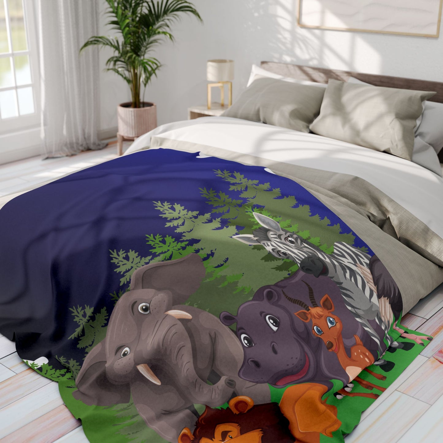 Copy of Animal Friends Arctic Fleece Blanket