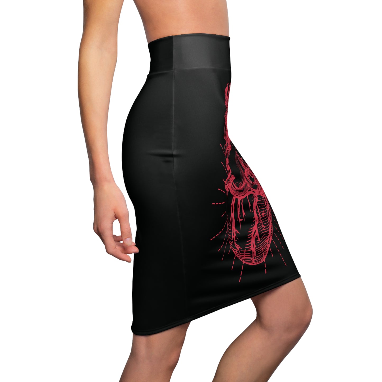Heart Anatomy Women's Pencil Skirt