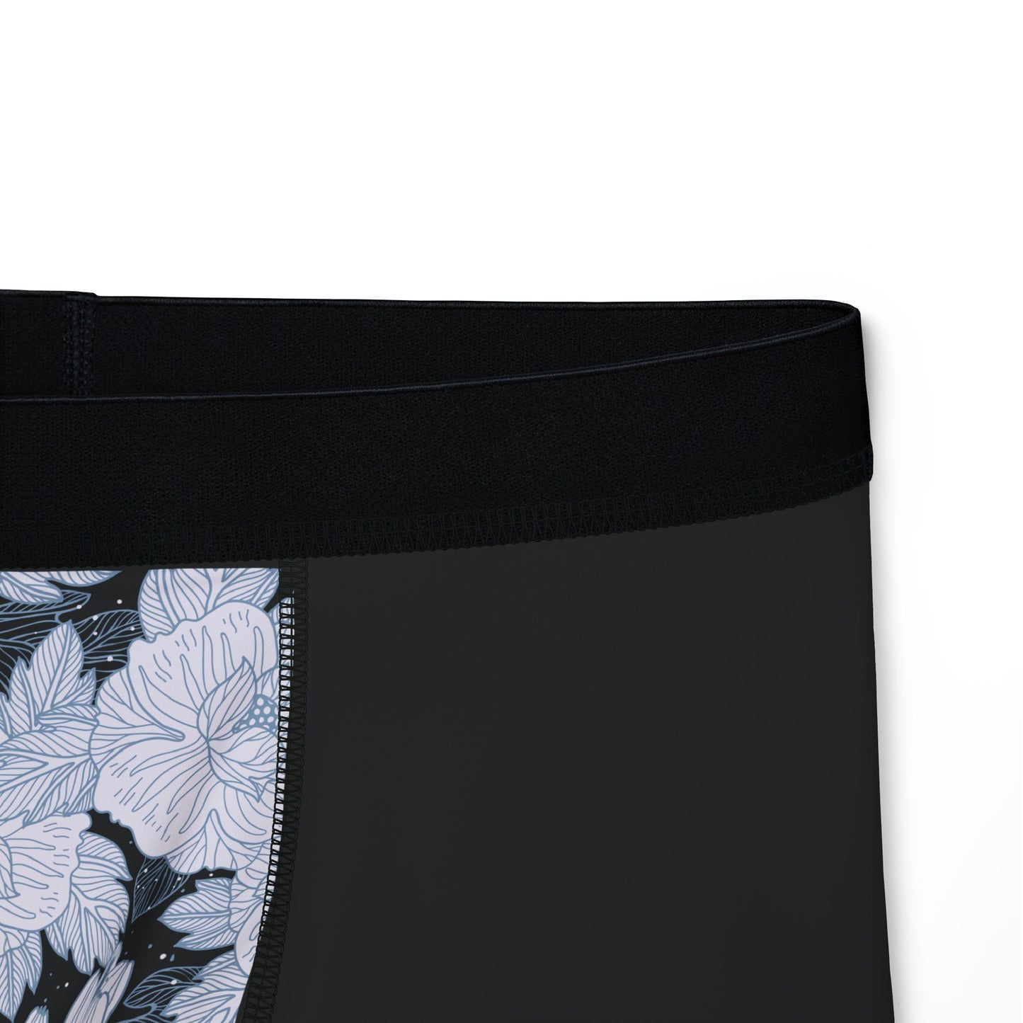 Men's Boxers - Black Flower