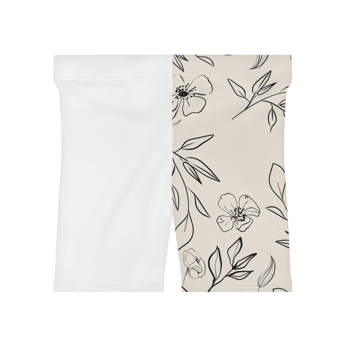 Women's Shorts - Flowers & Leaves