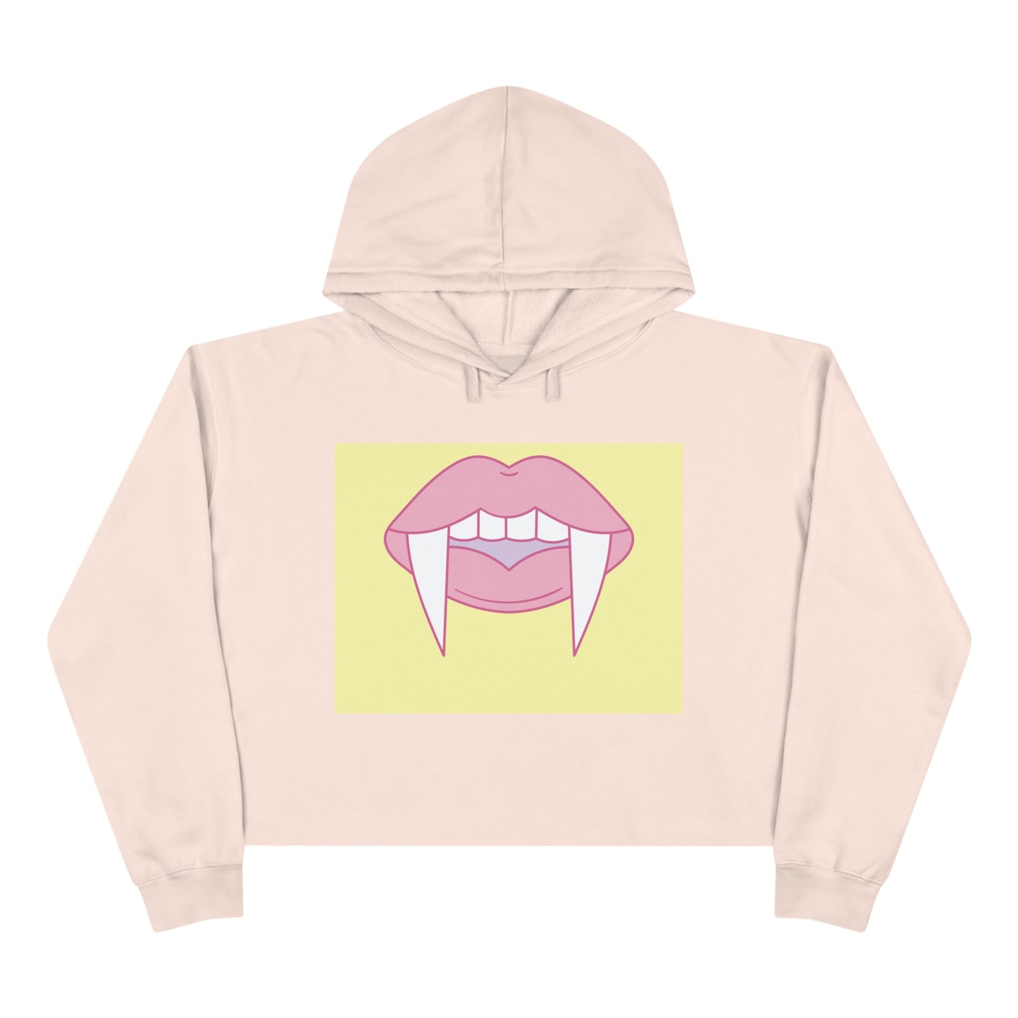 Pink Lip - Crop Hoodie