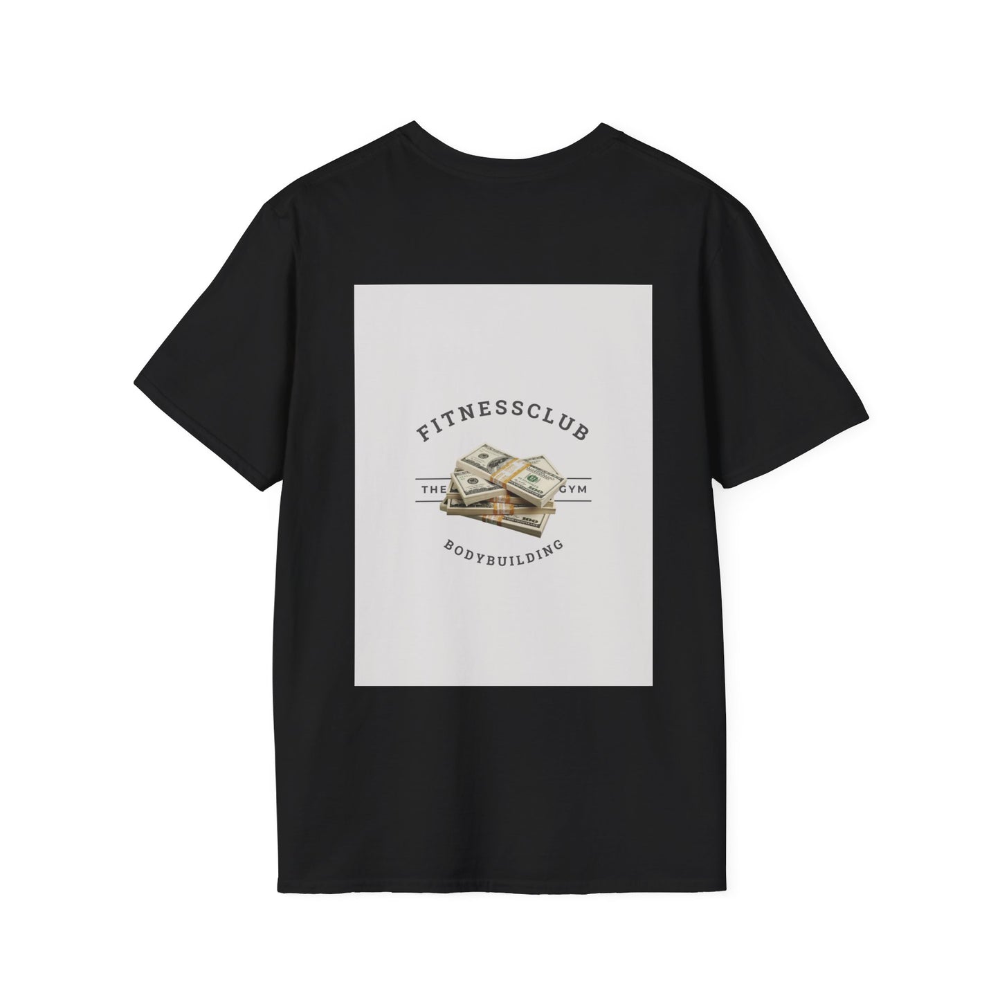 Black T- shirt Money Fitness Club