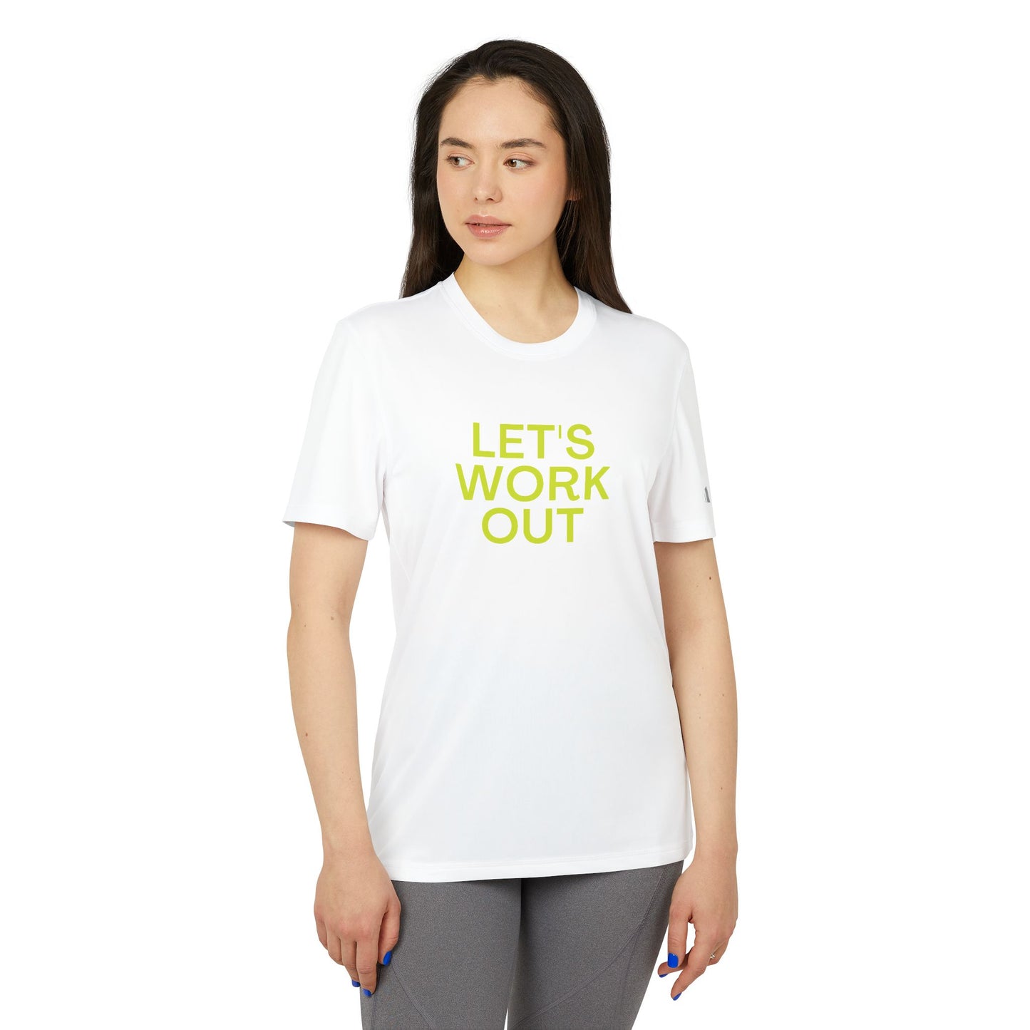 Let's Work Out - adidas® Women's Sport T-shirt
