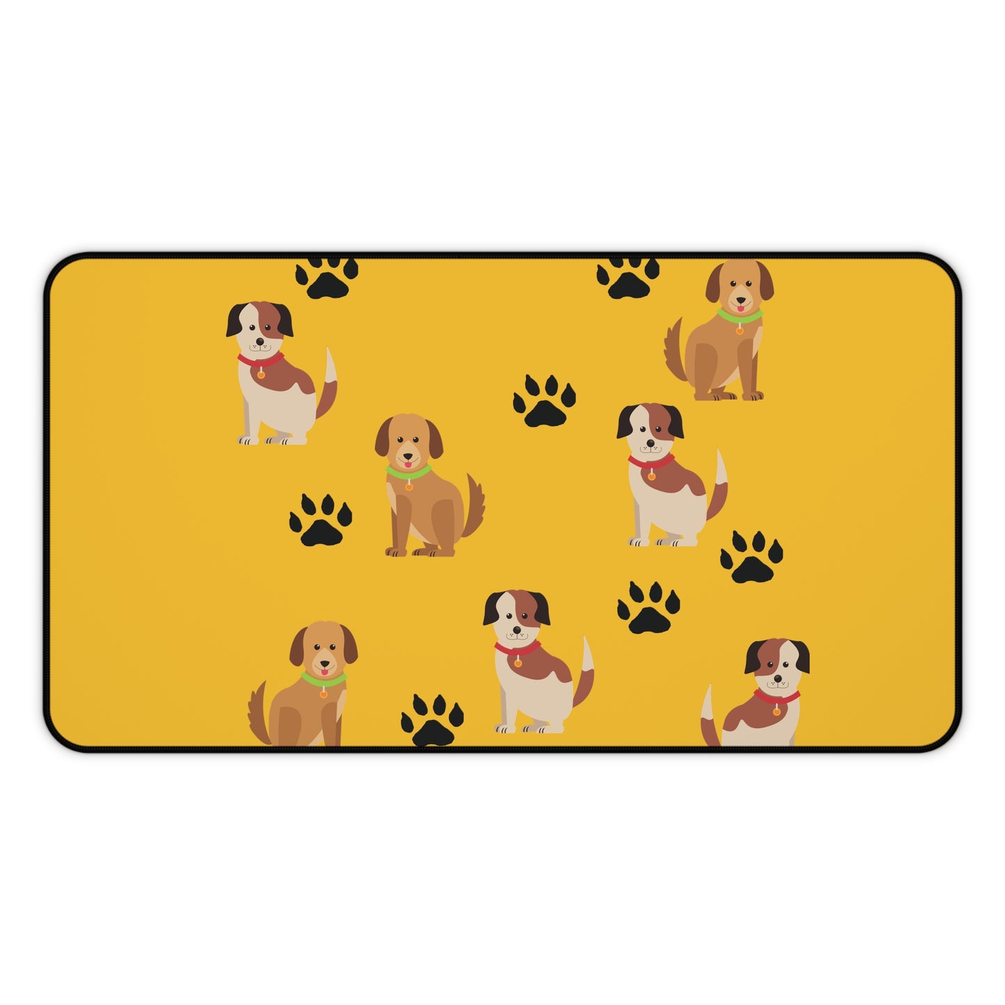 Yellow Desk Computer Mat - Multifunctional Kids Design
