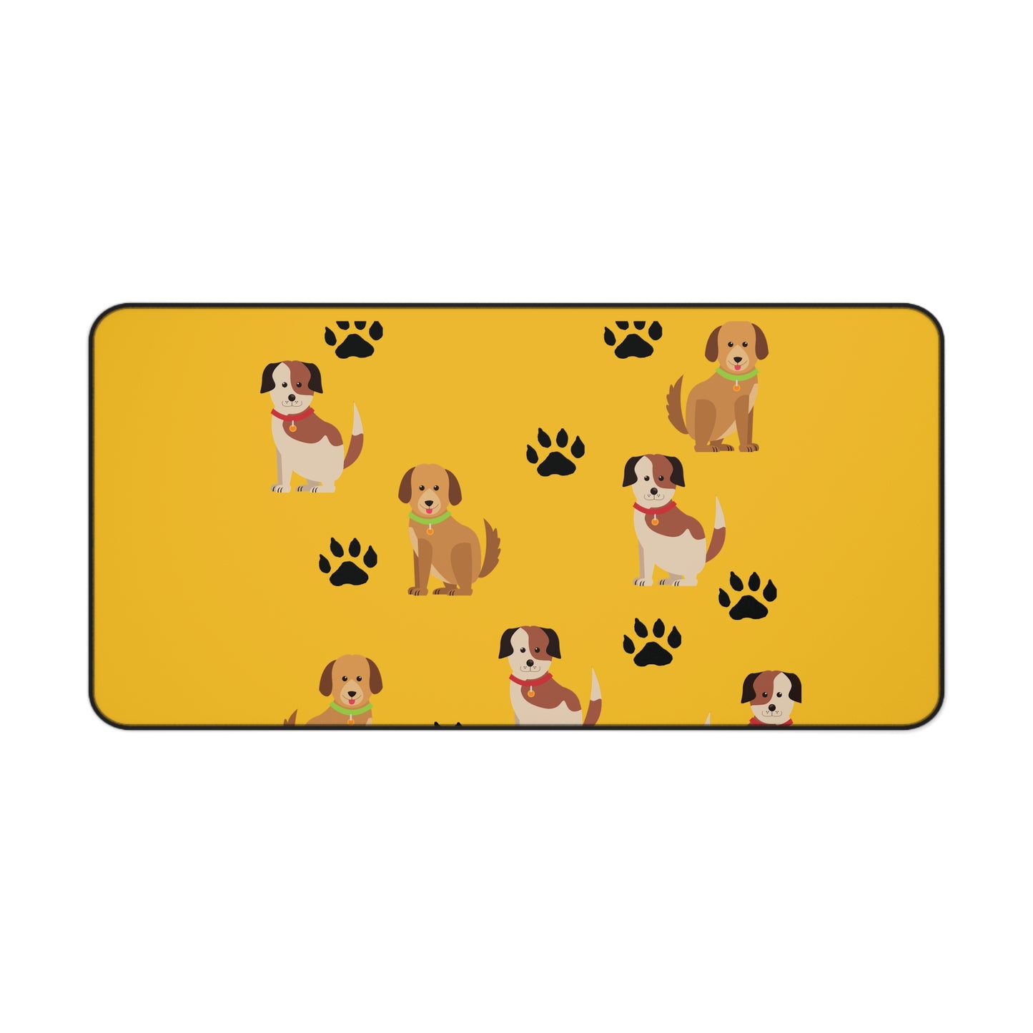 Yellow Desk Computer Mat - Multifunctional Kids Design
