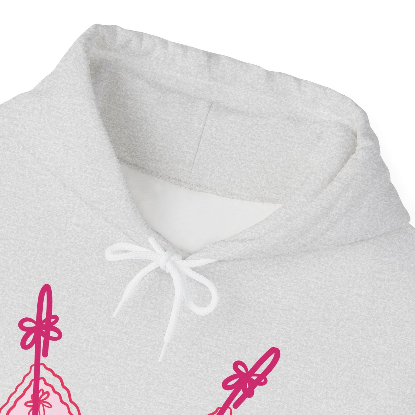 Women's Hooded Sweatshirt Bra Showing