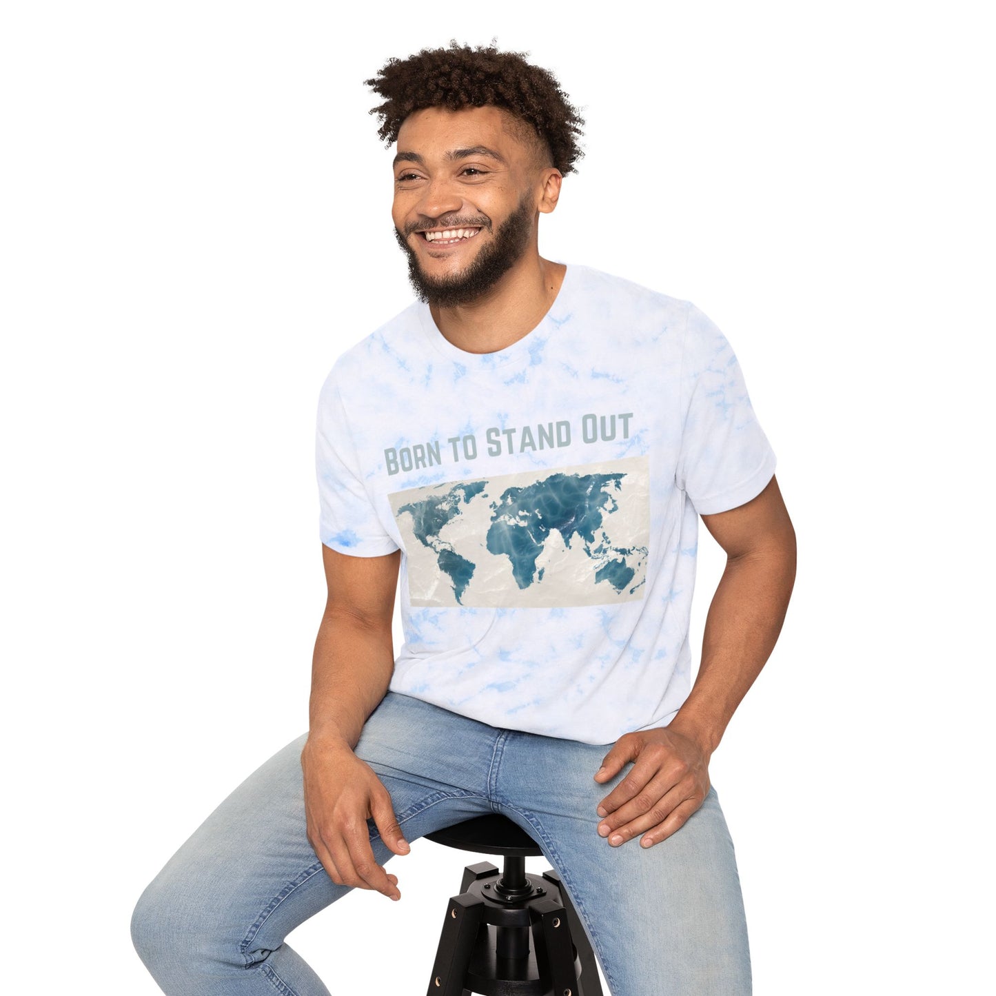 Born to Stand out Tie-Dyed Men's T-Shirt