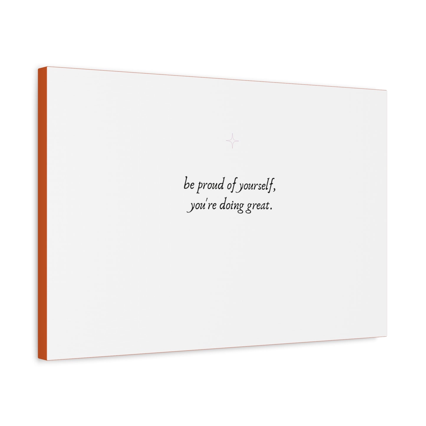 Proud of Yourself Wall Decor Canvas