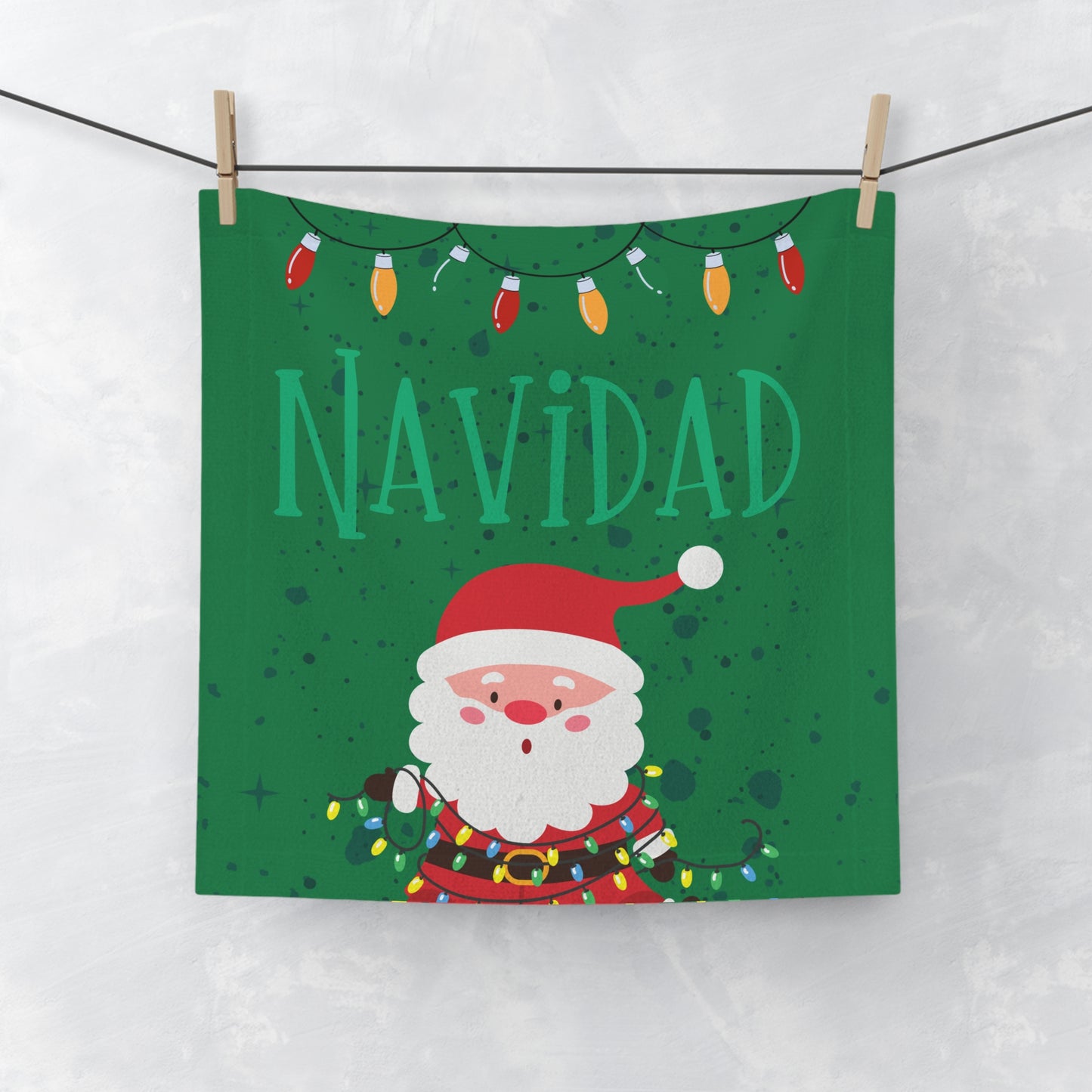 Face Towel- Navidad Decor