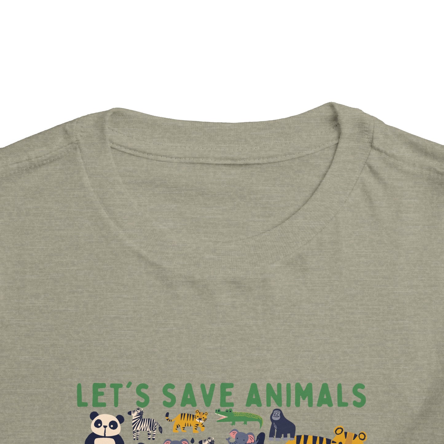 Boys Toddler Short Sleeve Tee Animals