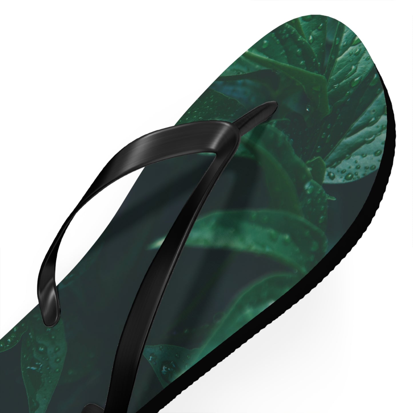 Forest Green Flip Flops