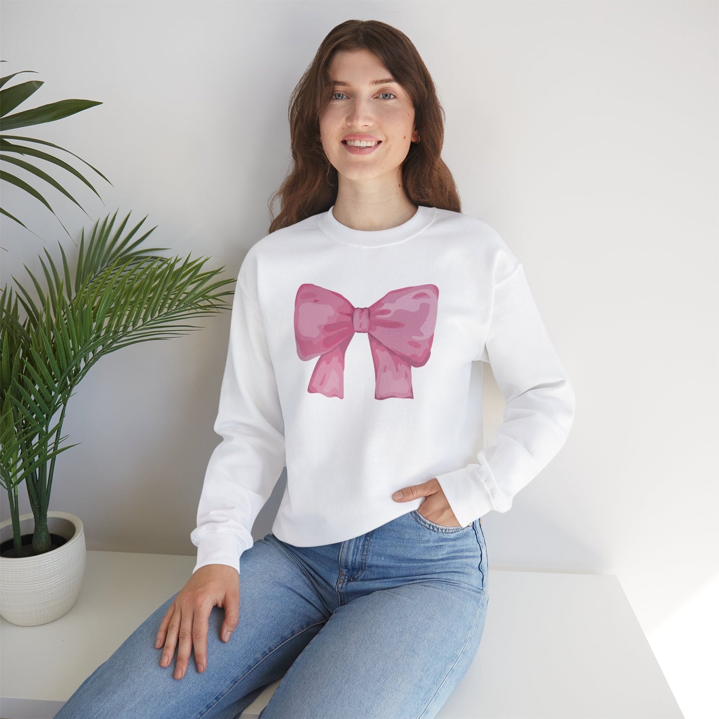 Pink Bow - Women’s Sweatshirt