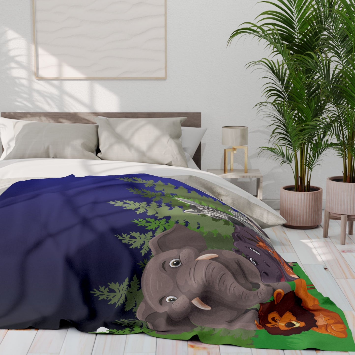 Copy of Animal Friends Arctic Fleece Blanket