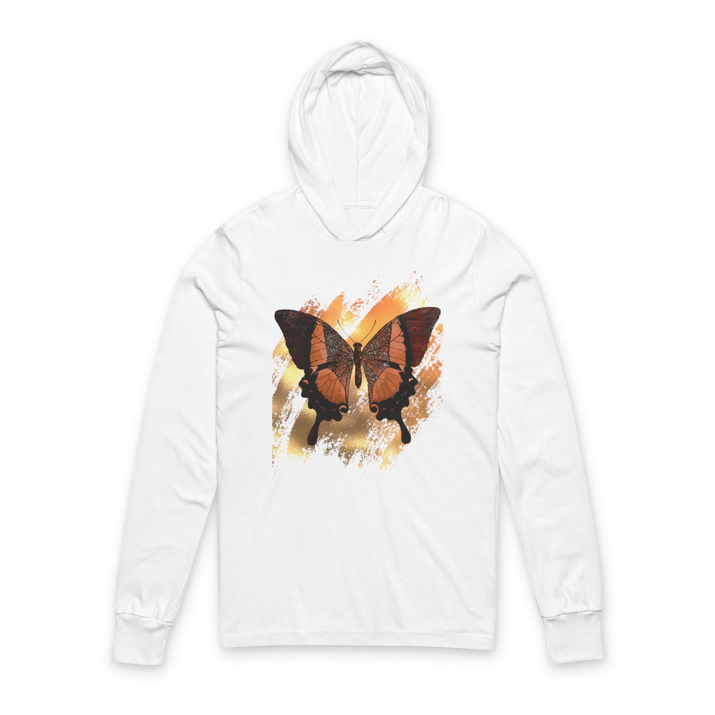 Butterfly Art - Hooded Women's  Long Sleeve T- Shirt
