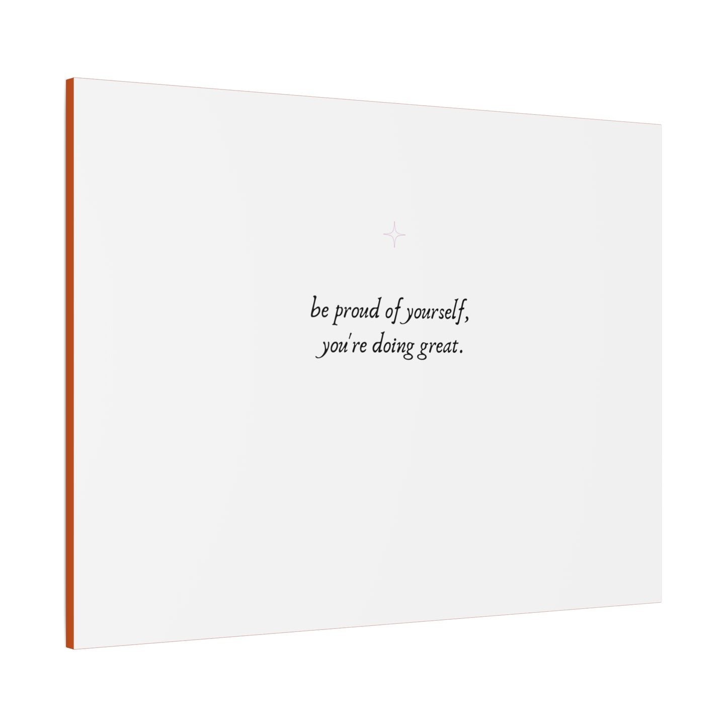 Proud of Yourself Wall Decor Canvas