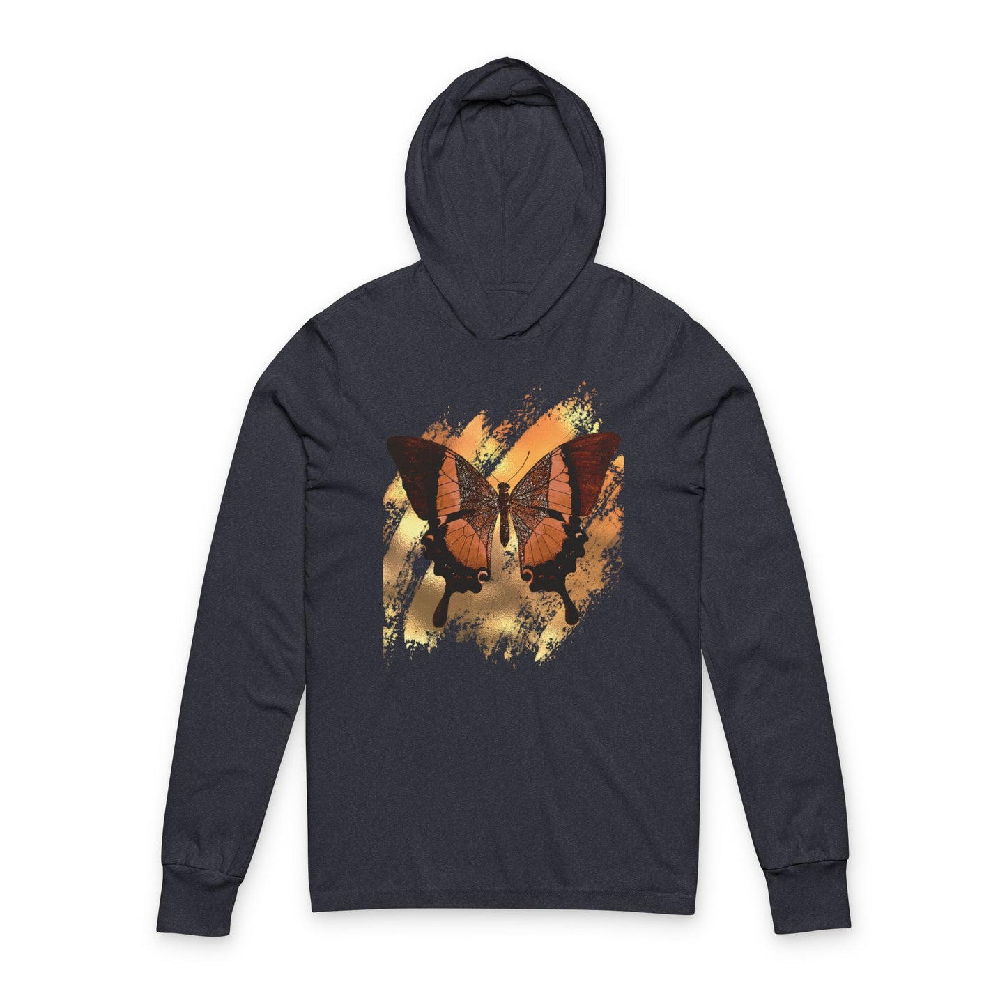 Butterfly Art - Hooded Women's  Long Sleeve T- Shirt