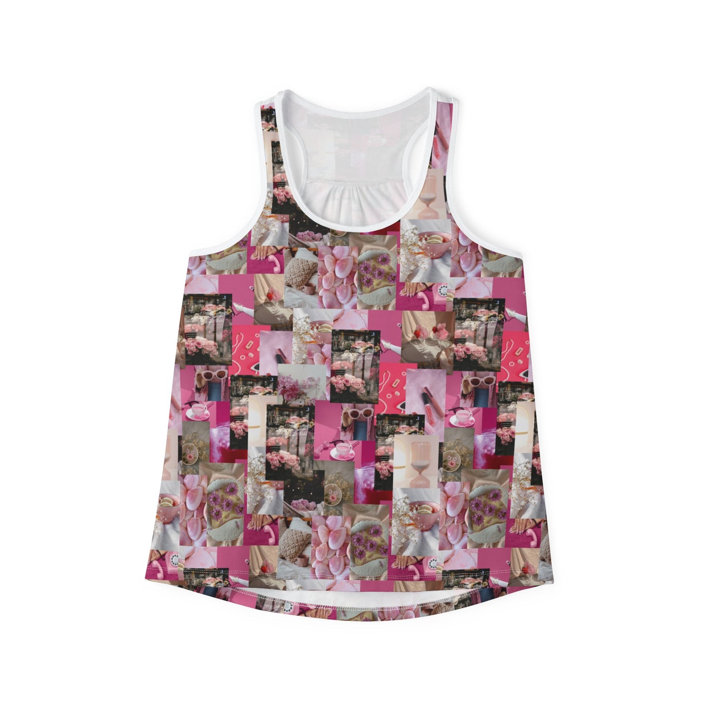 Pink Collage Women's Tank Top