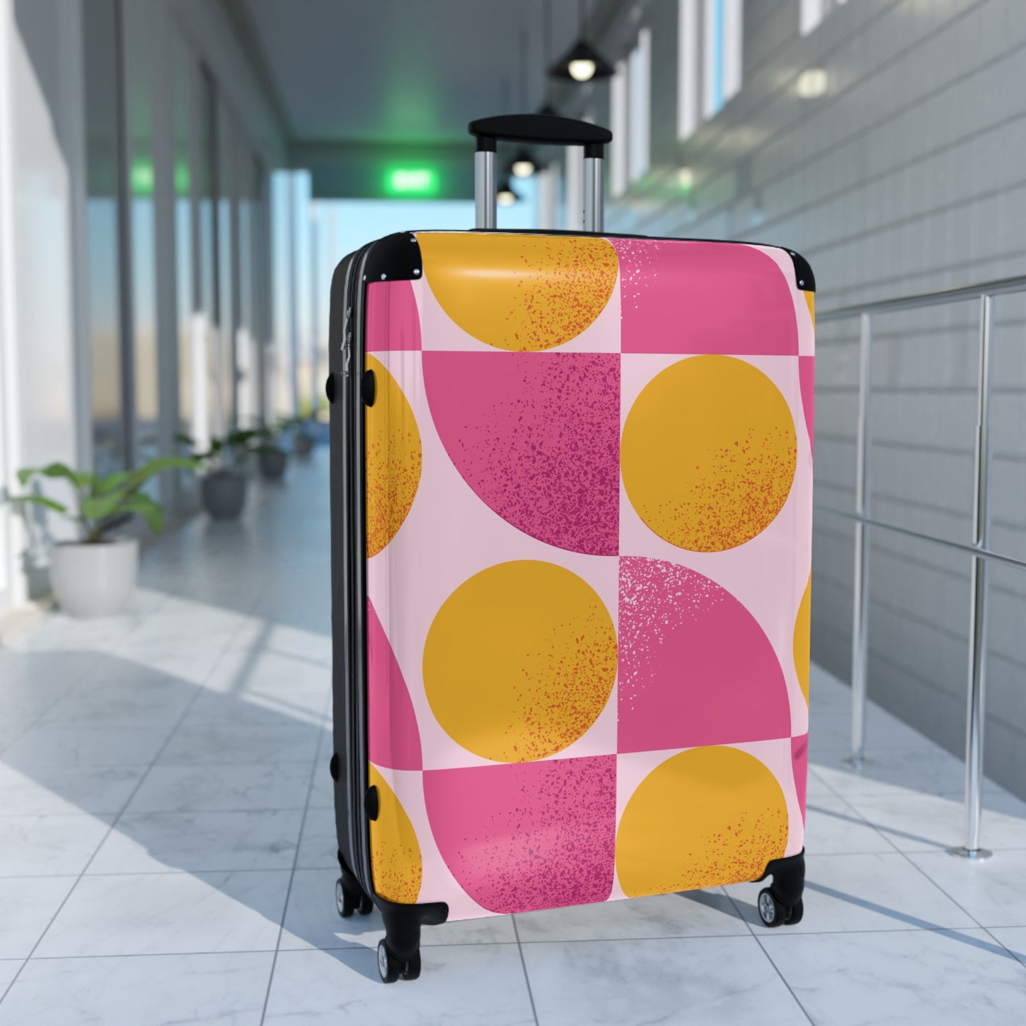 Pink Orange Suitcase