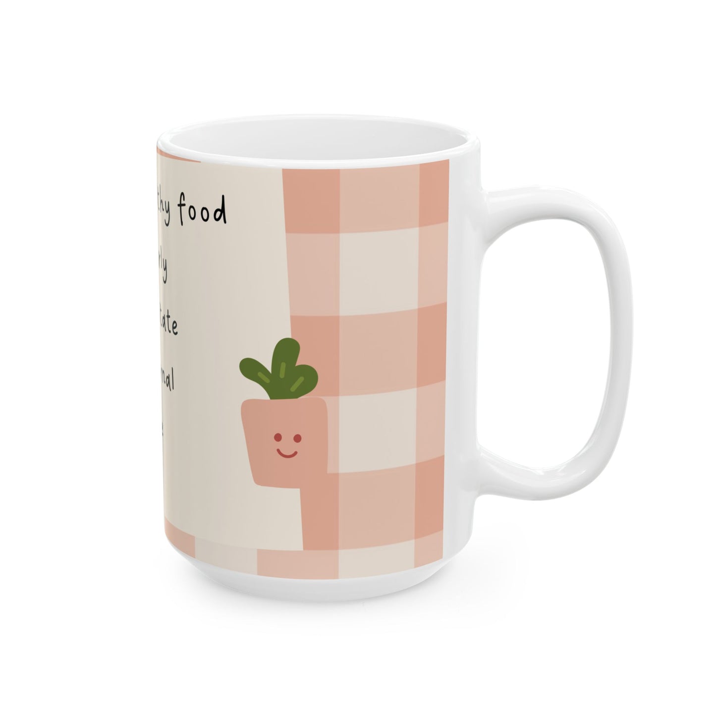 Ceramic Cup - Positive Peaches
