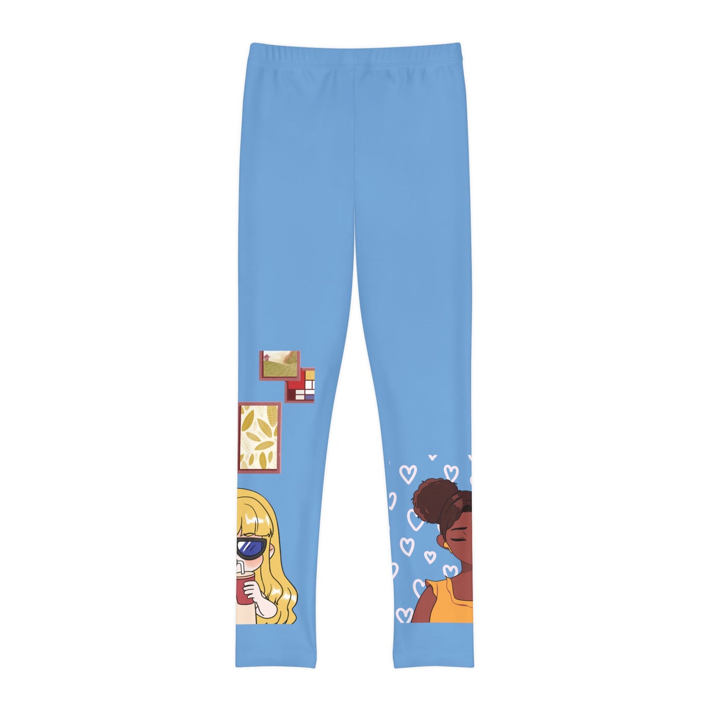 Girl Blue Youth Leggings