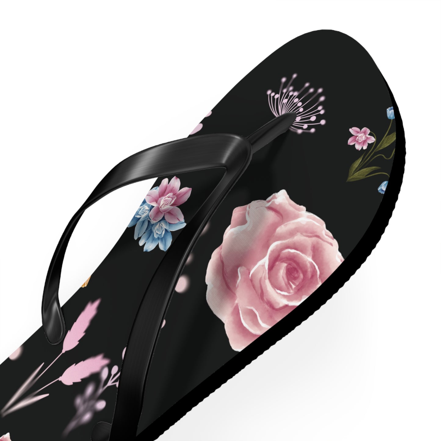 Pink Flowers Women's Flip Flops