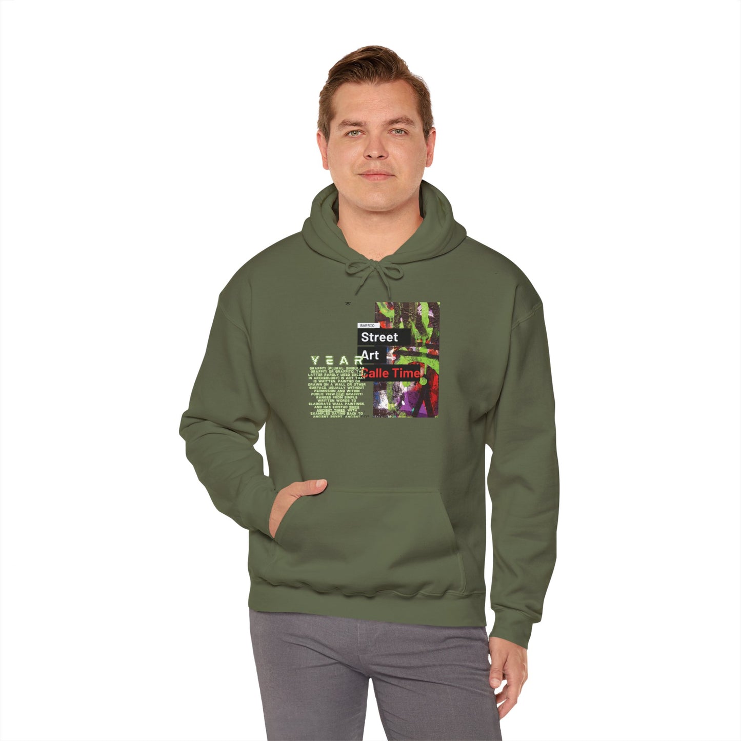 Graffiti Art Men's Hoodie Sweatshirt