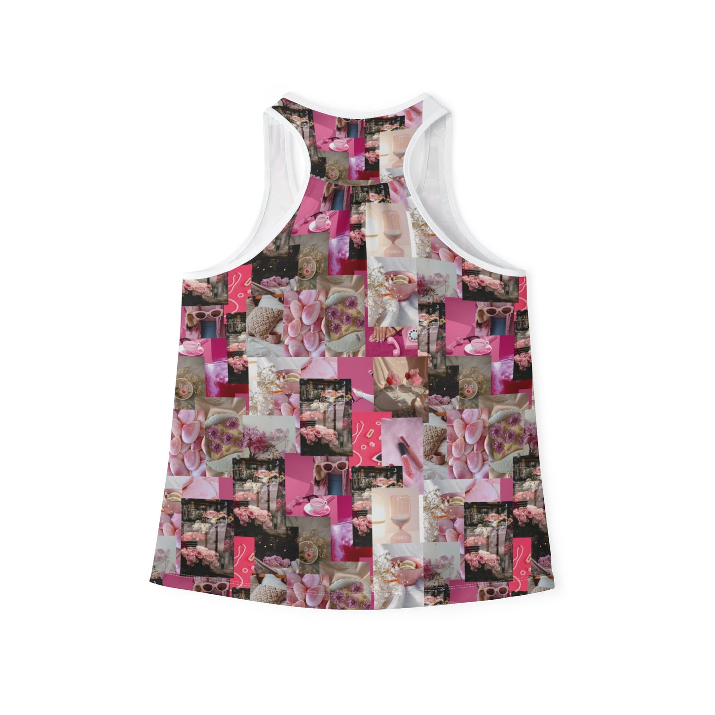 Pink Collage Women's Tank Top