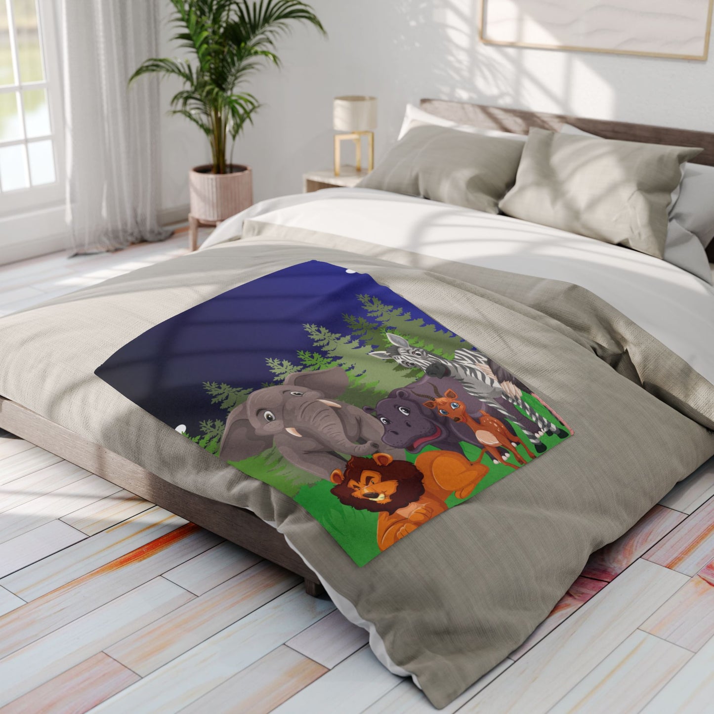 Copy of Animal Friends Arctic Fleece Blanket