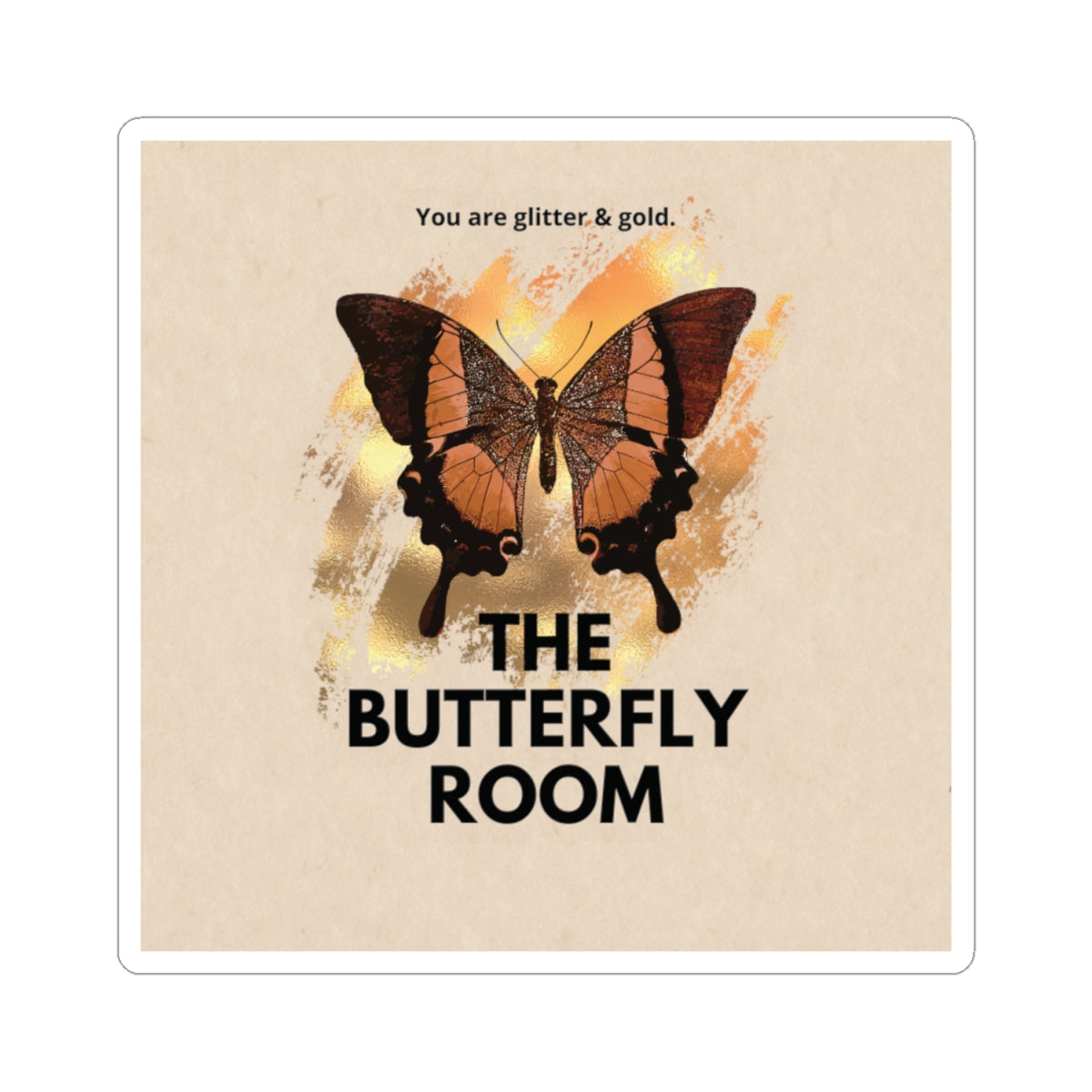 Whimsical Butterfly Cut Stickers