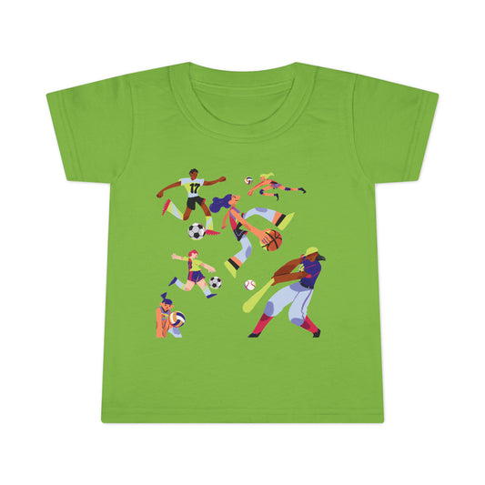 Sports Toddler Girl T-shirt