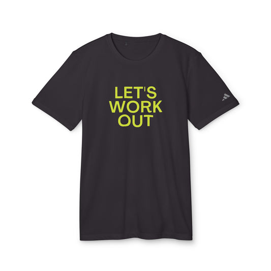 Let's Work Out adidas® Men's Sport T-shirt