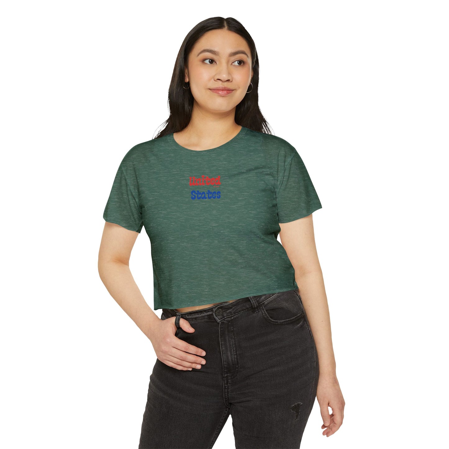 United States Crop Top T-shirt