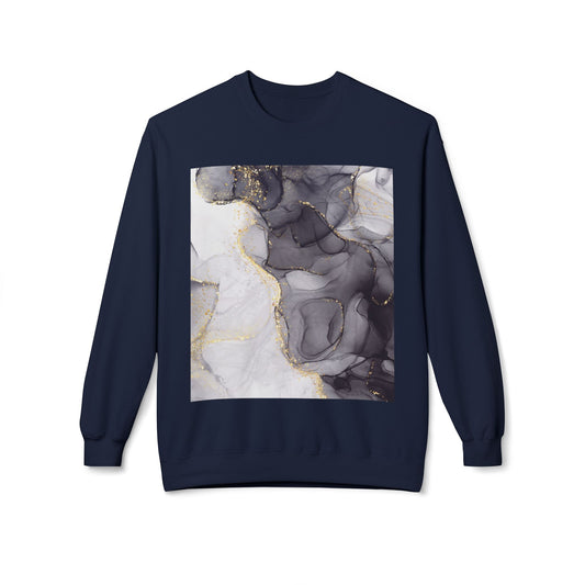 Men's Crewneck Sweatshirt Marble