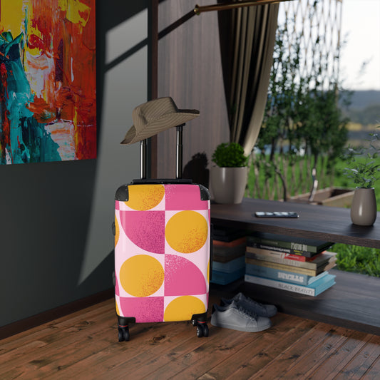 Pink Orange Suitcase