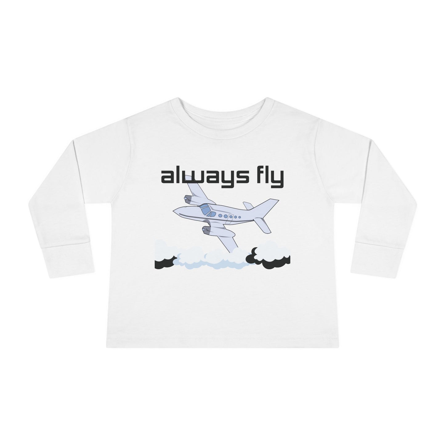 Always Fly Boy's Toddler Long Sleeve Shirt