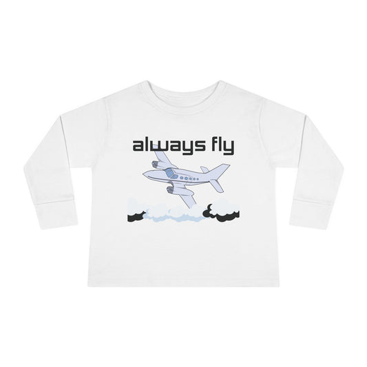 Always Fly Boy's Toddler Long Sleeve Shirt