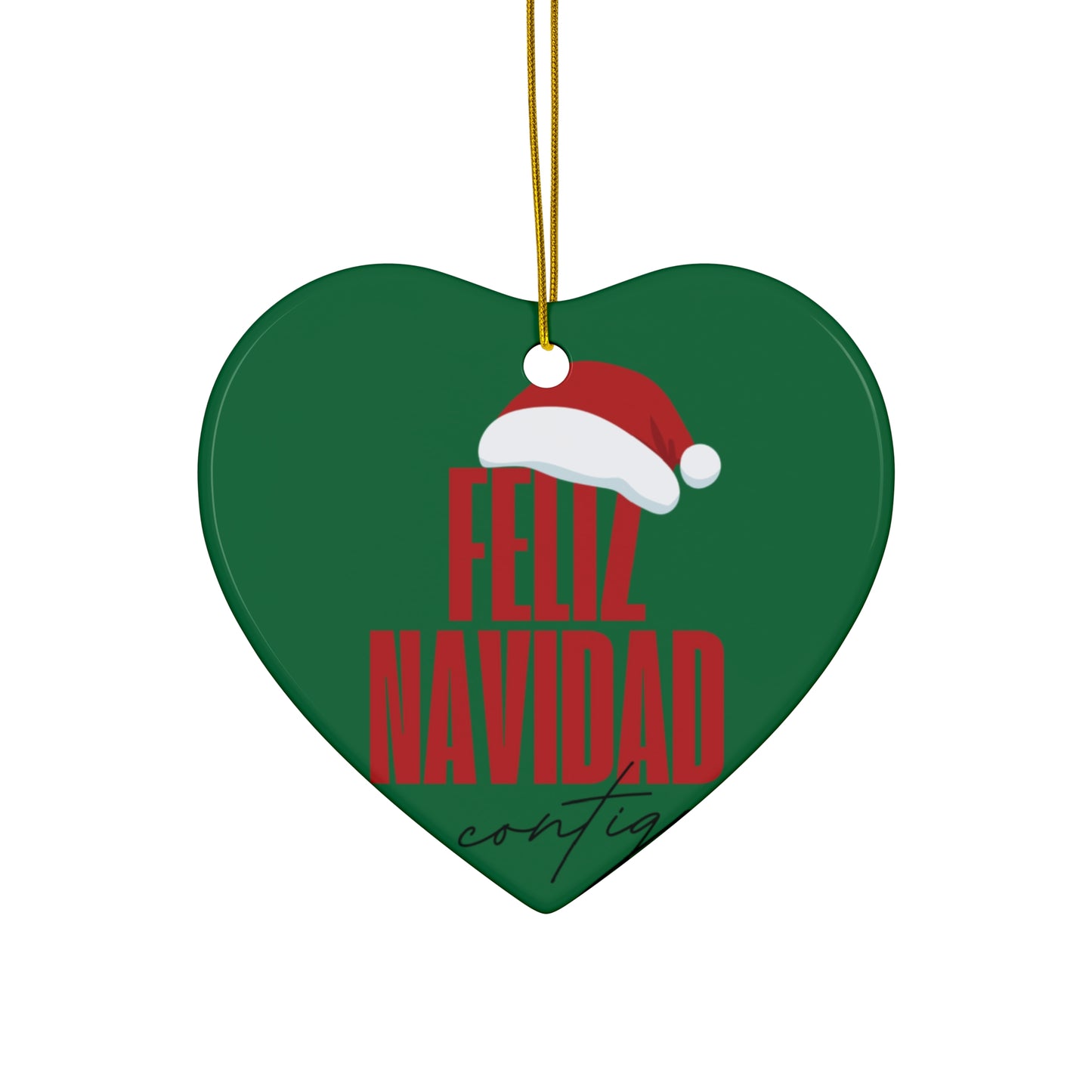 Ceramic Ornament Feliz Navidad