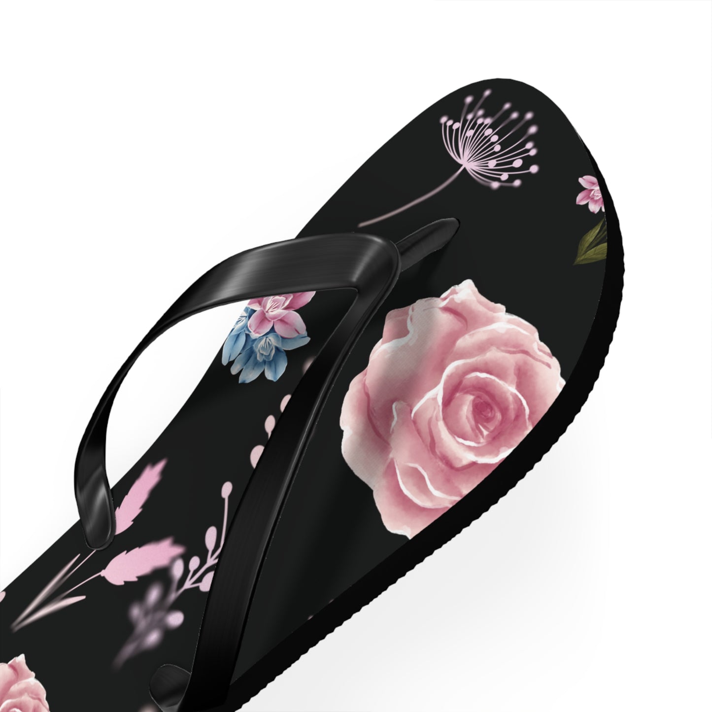 Pink Flowers Women's Flip Flops