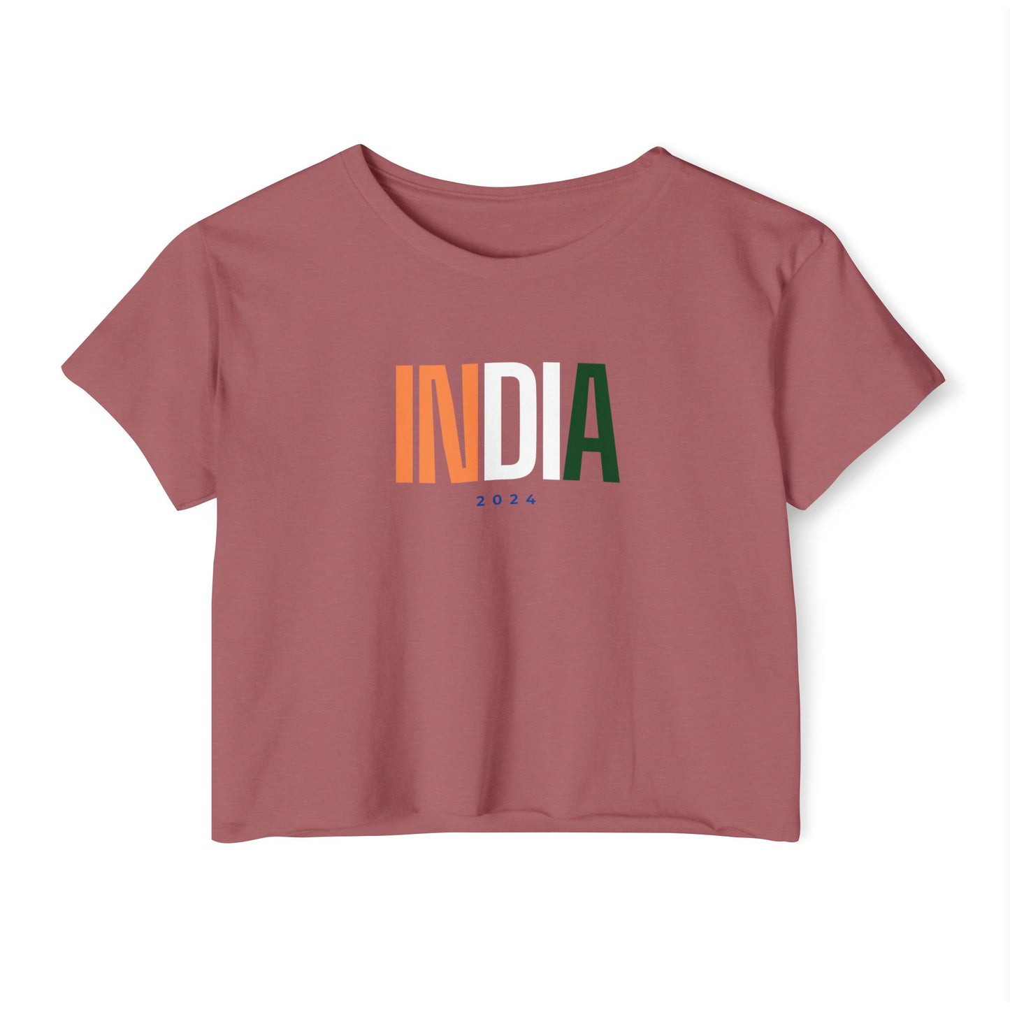 India Women's Crop Top T-shirt