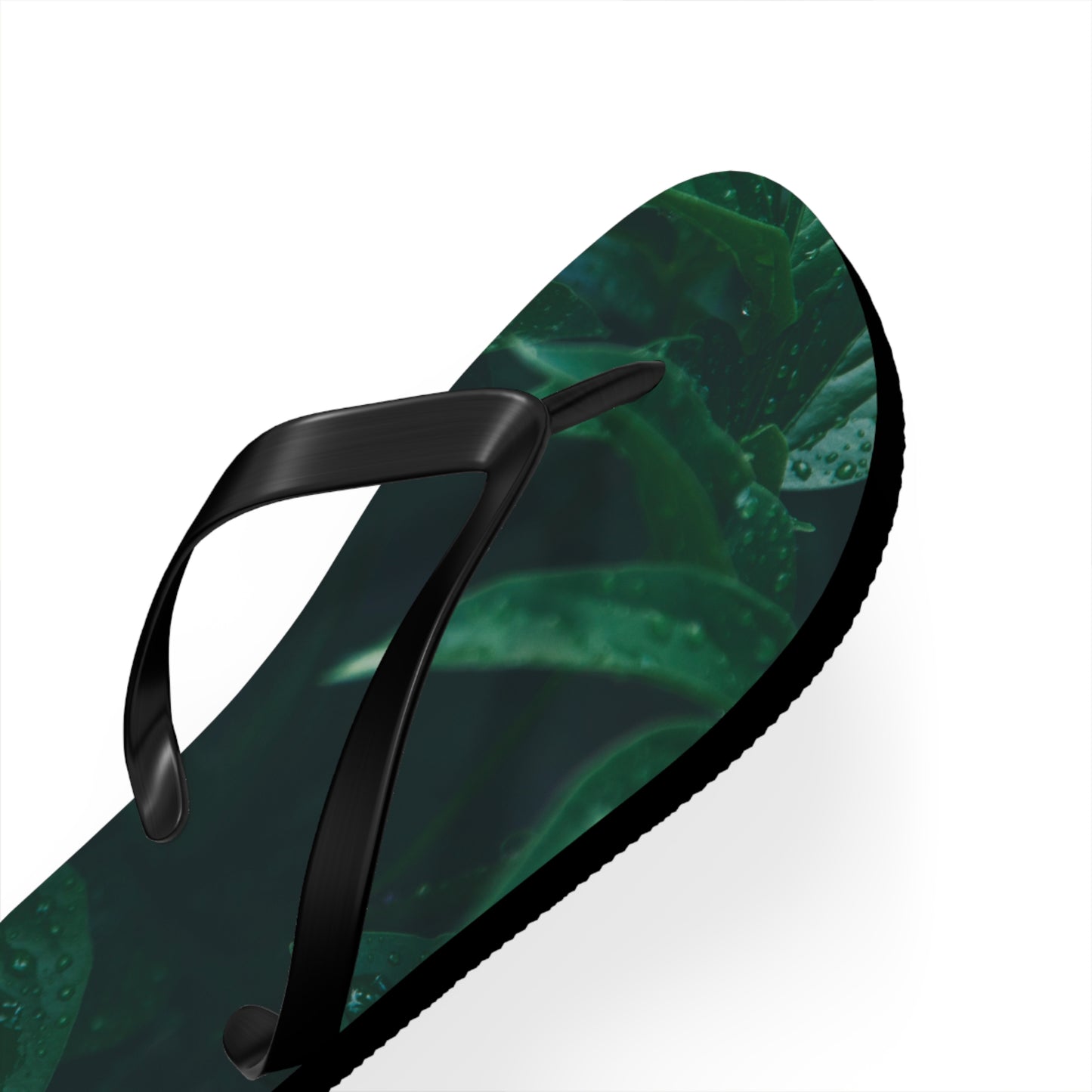 Forest Green Flip Flops