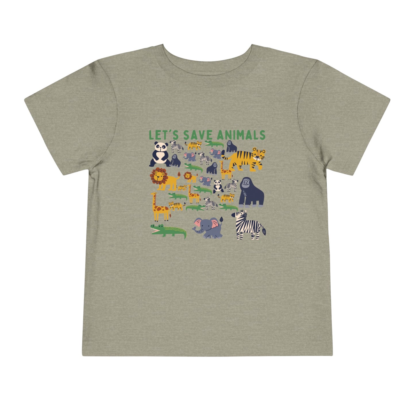 Boys Toddler Short Sleeve Tee Animals