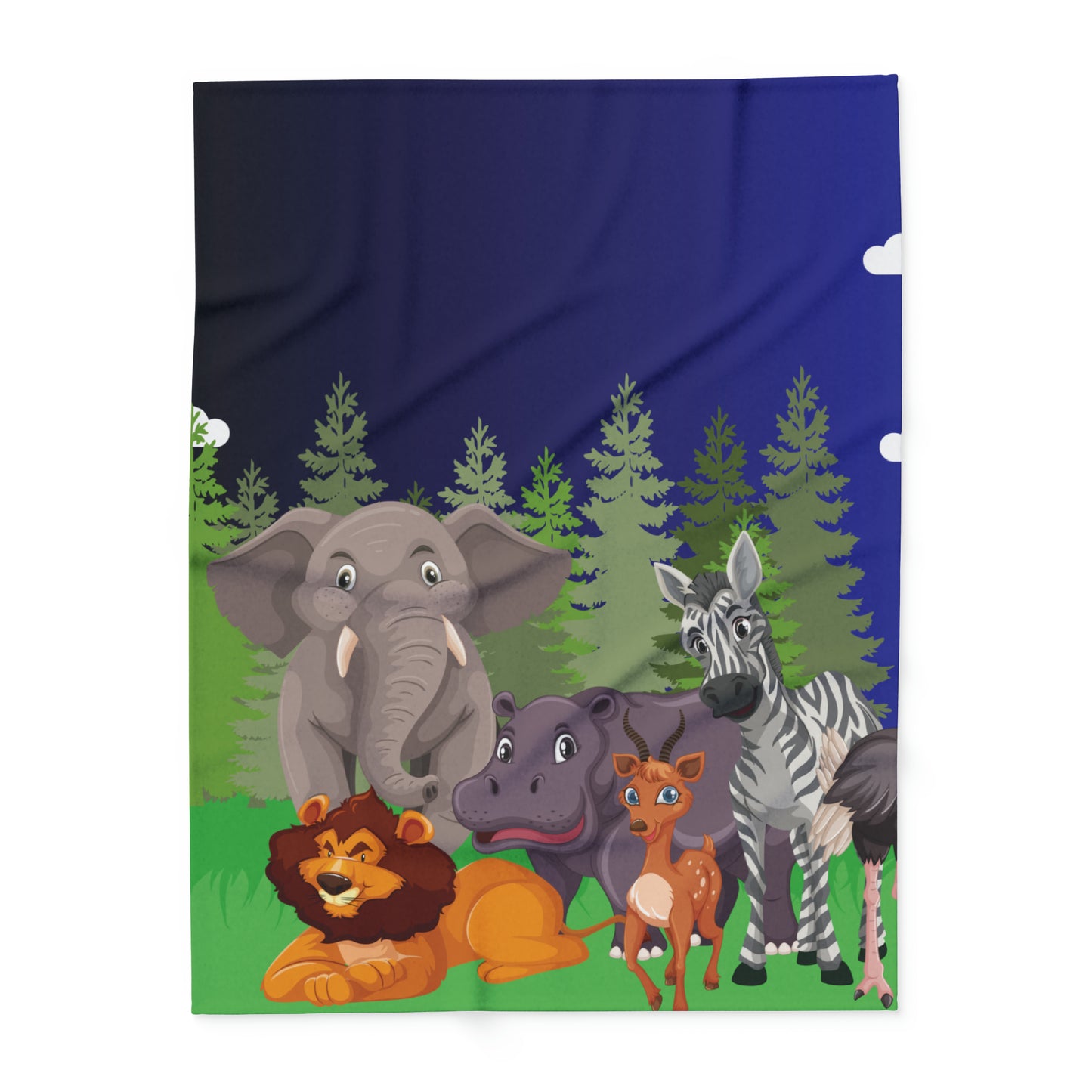 Animal Friends Arctic Fleece Blanket