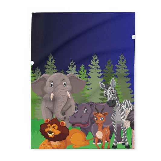 Copy of Animal Friends Arctic Fleece Blanket
