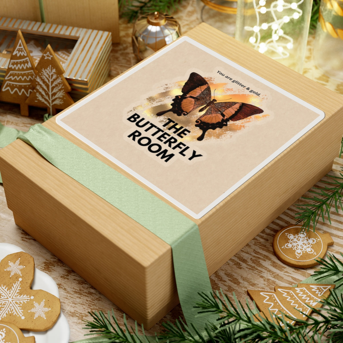 Whimsical Butterfly Cut Stickers