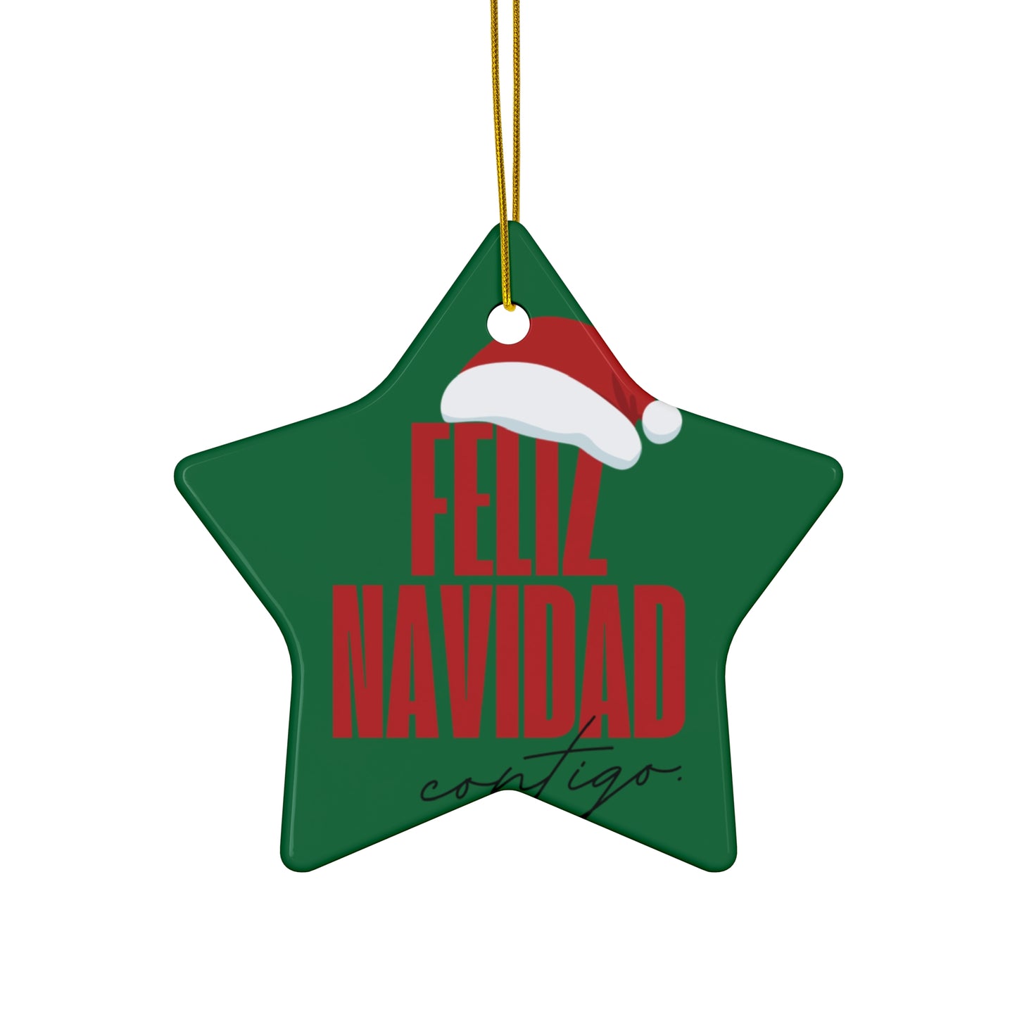 Ceramic Ornament Feliz Navidad