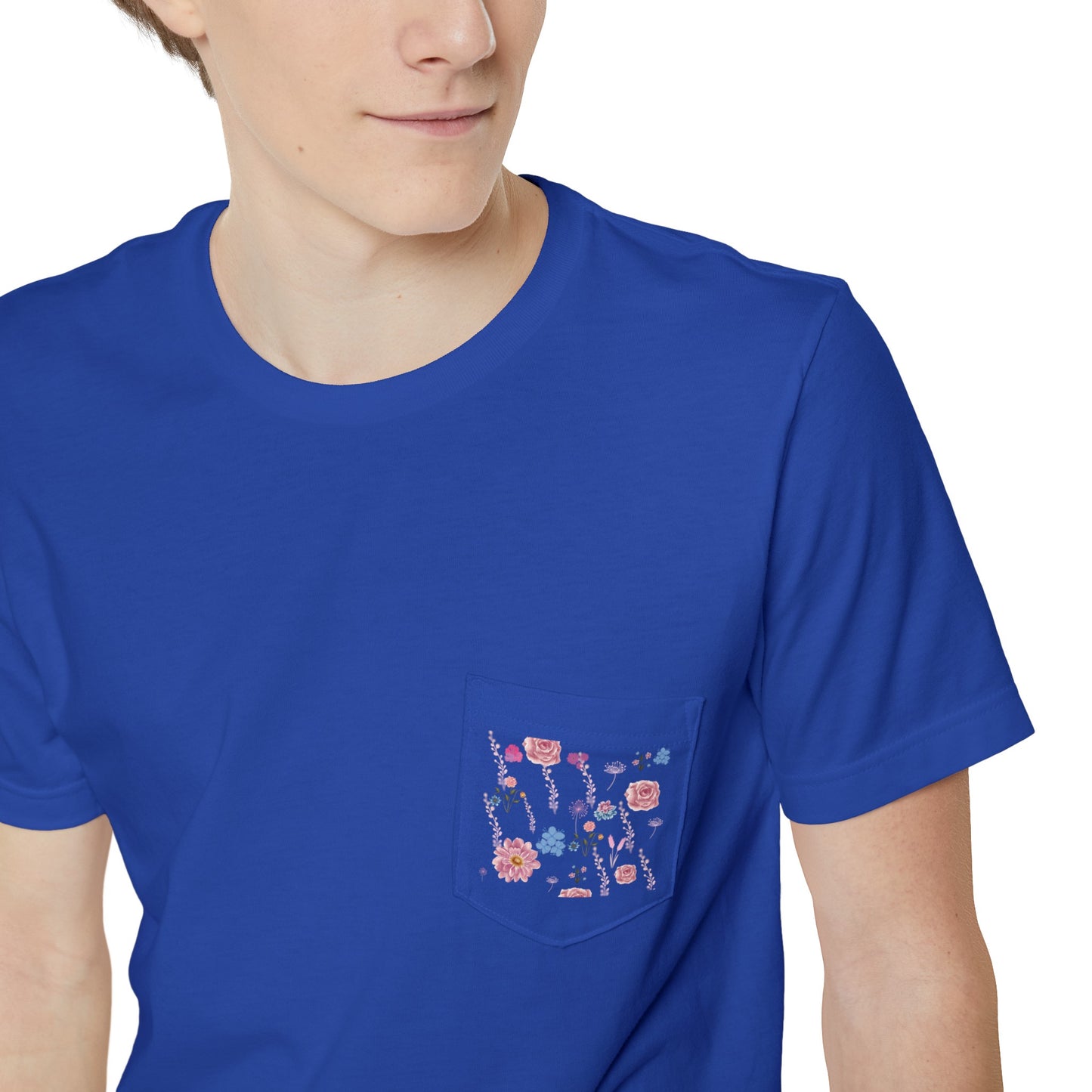 Pocket T-shirt Flowers