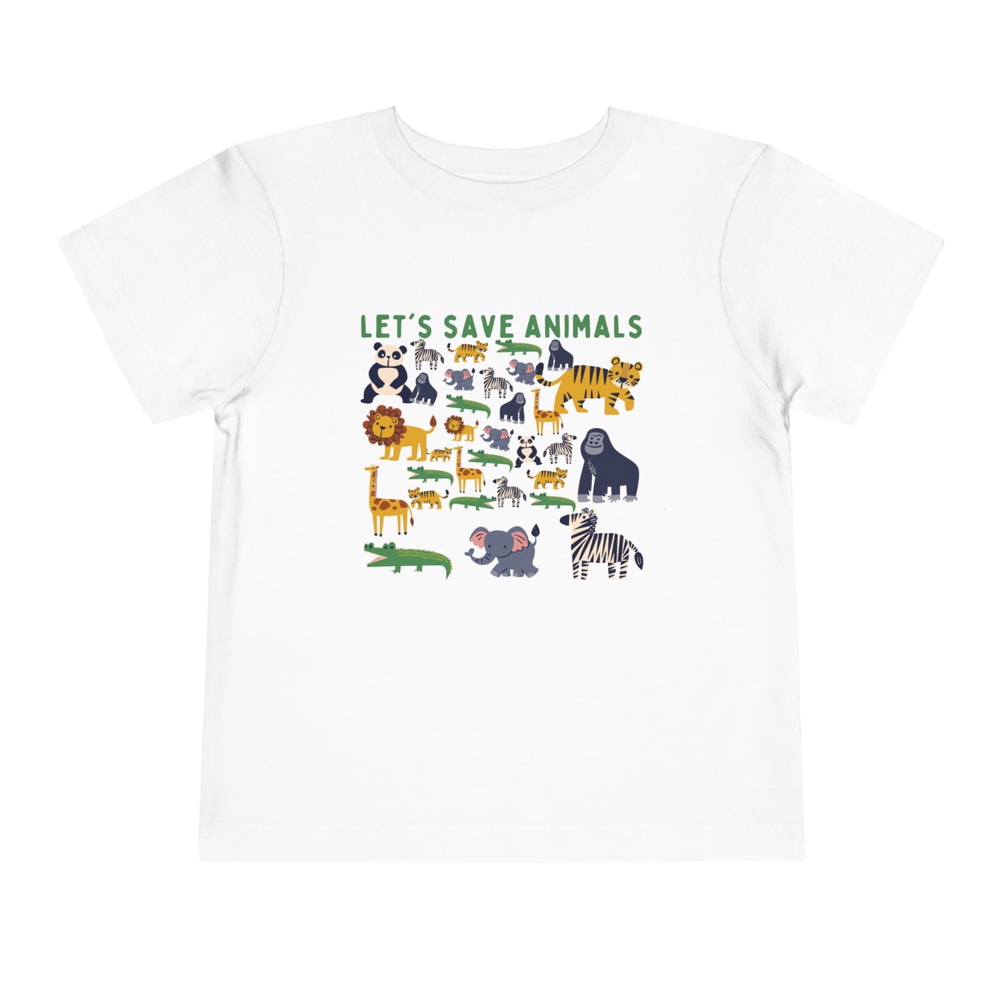 Boys Toddler Short Sleeve Tee Animals