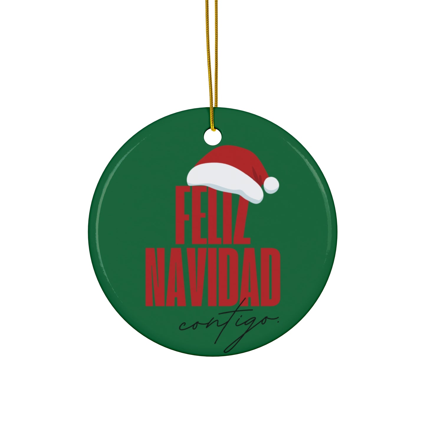 Ceramic Ornament Feliz Navidad